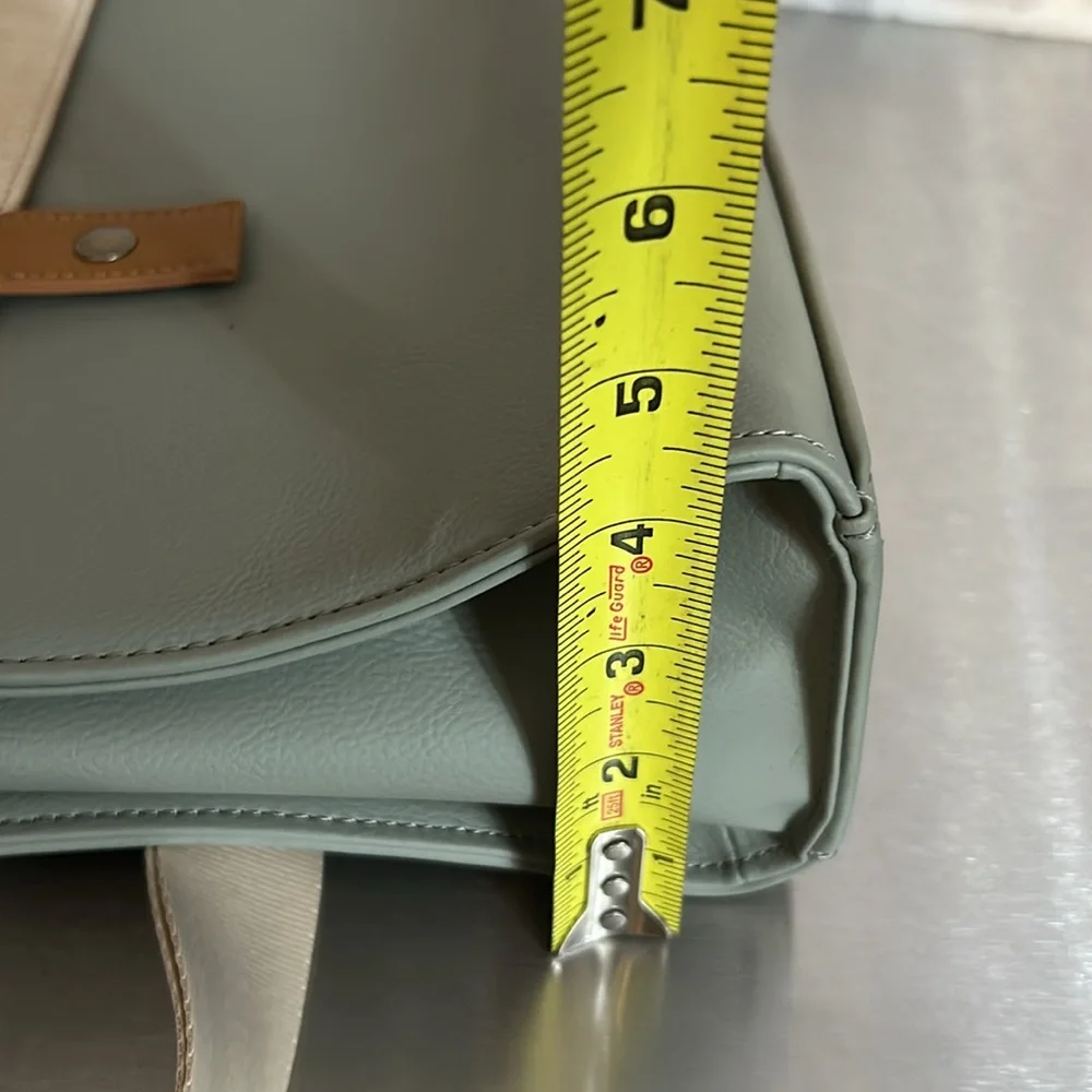 EPIC canvas, FAUX leather laptop, traveling bag